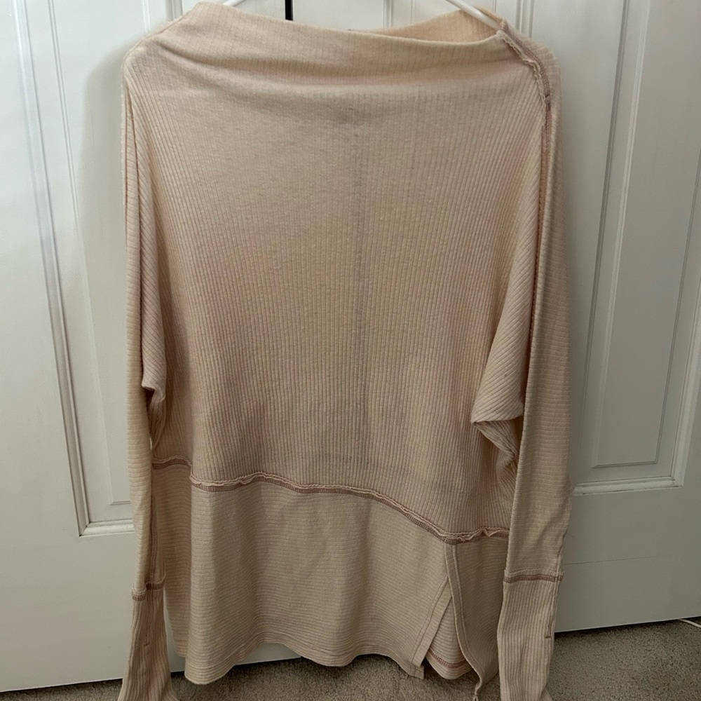 We The Free  Cream Thin Sweater